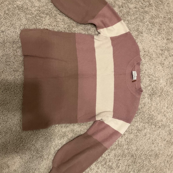 Anthropologie Love + Harmony Colorblock Knit Pullover. Size: M. Multi. - Picture 2 of 9